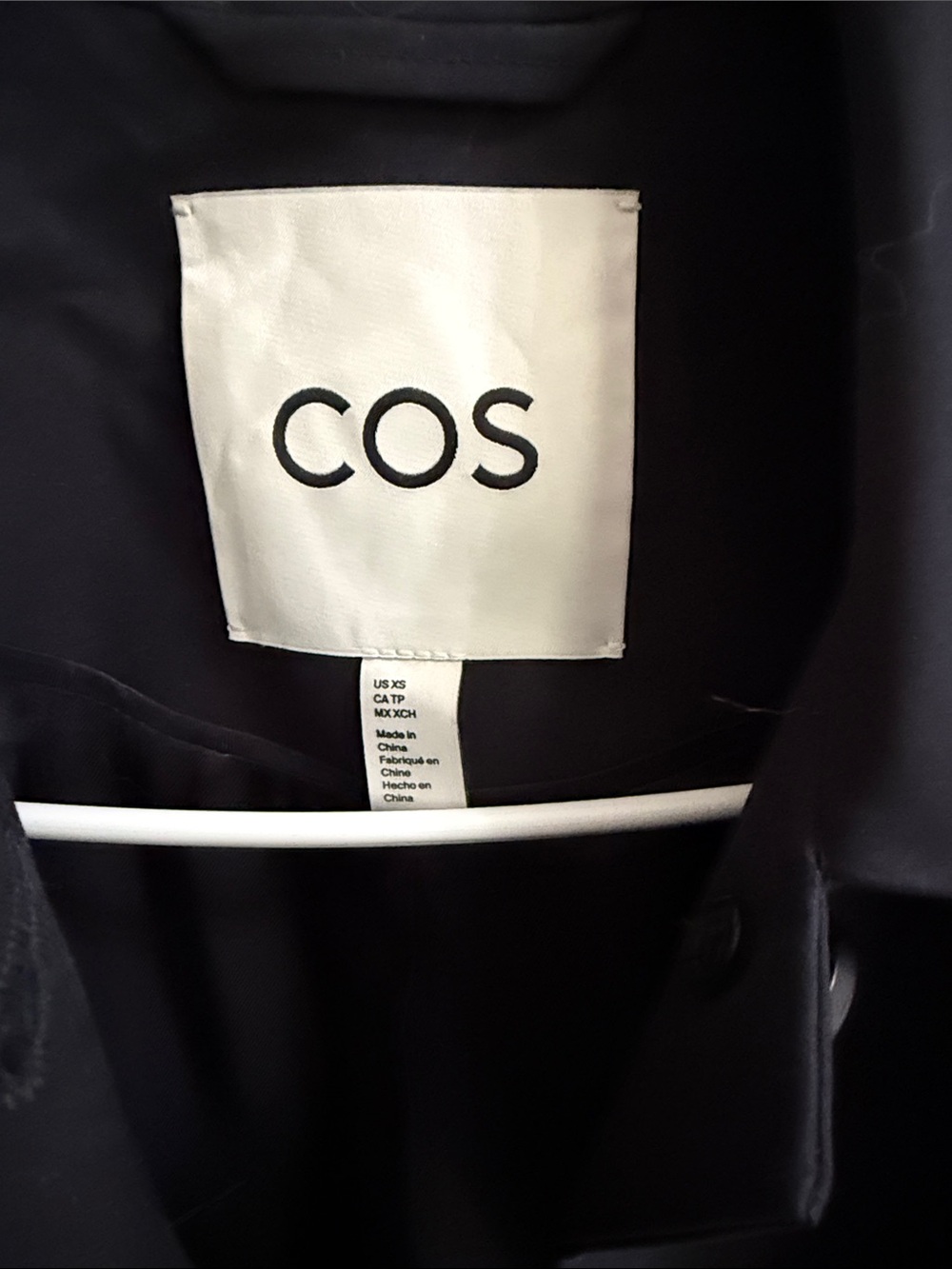 COLLARED COTTON CAR JACKET - Picture 3 of 3